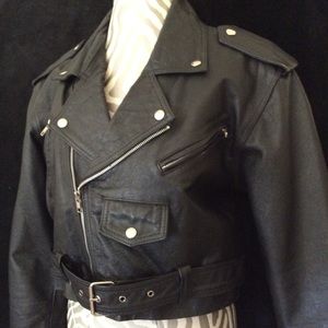 Women's leather jacket